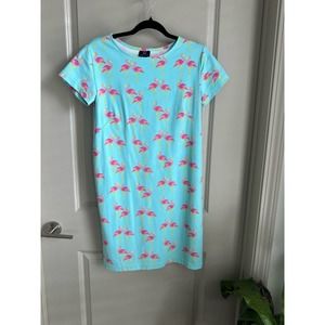 Sailor-Sailor Marina Sun Protective Flamingo Dress Sz. Small